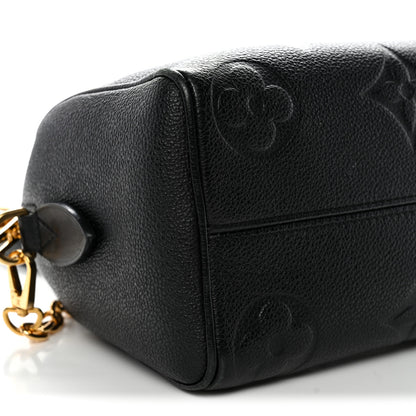 Louis Vuitton Empreinte Monogram Giant Speedy Bandouliere 20 Black 8 of 13