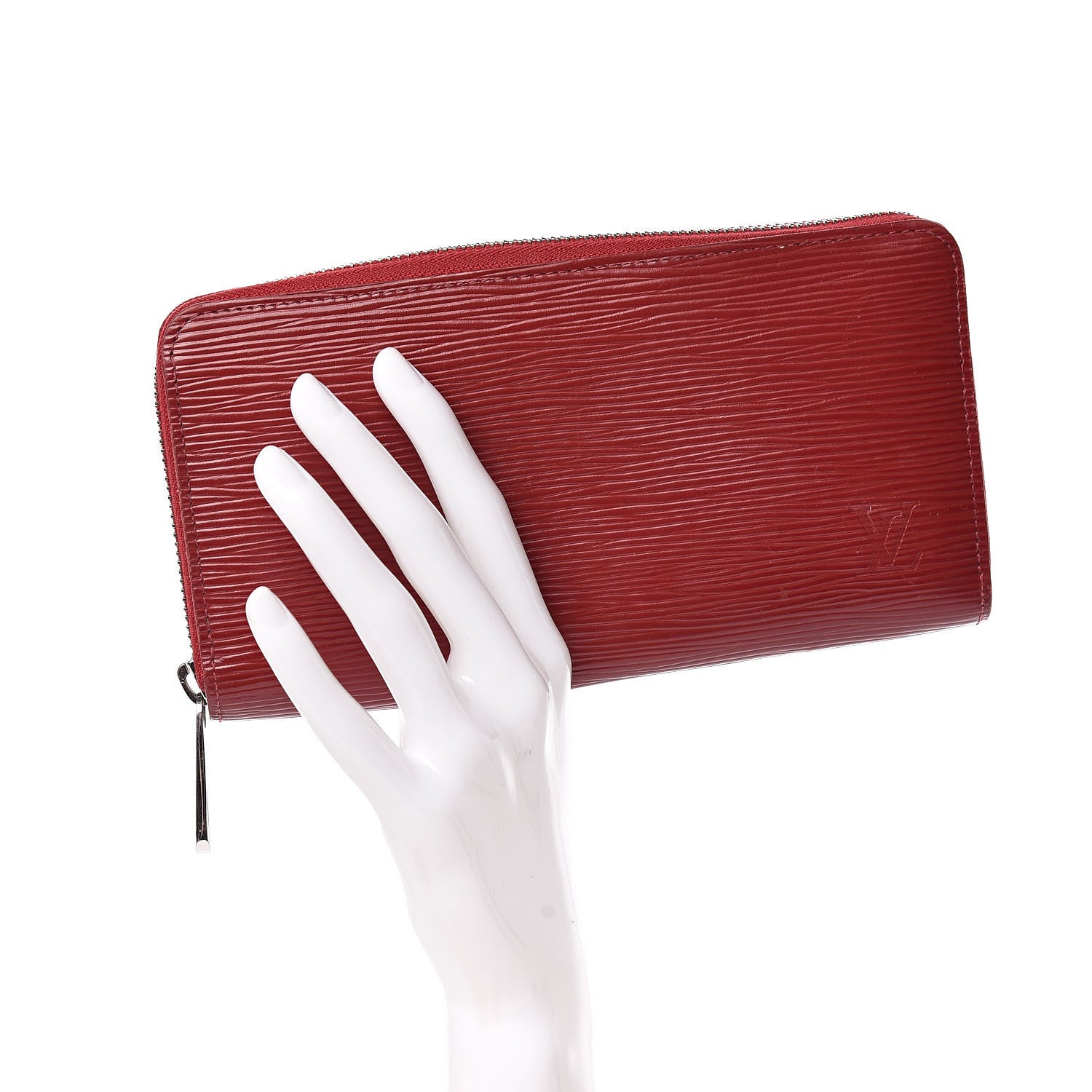 Louis Vuitton Epi Zippy Wallet Carmine 2 of 9