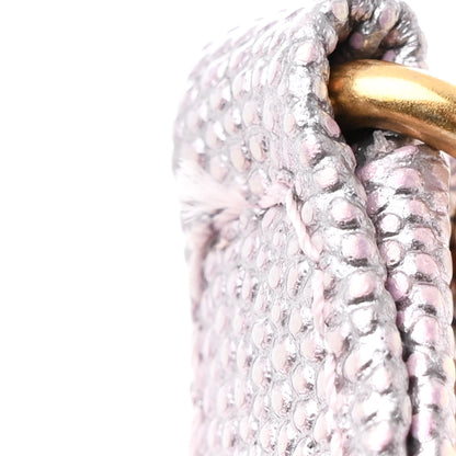Chanel Metallic Caviar Quilted Extra Mini Coco Handle Flap Light Pink 11 of 12