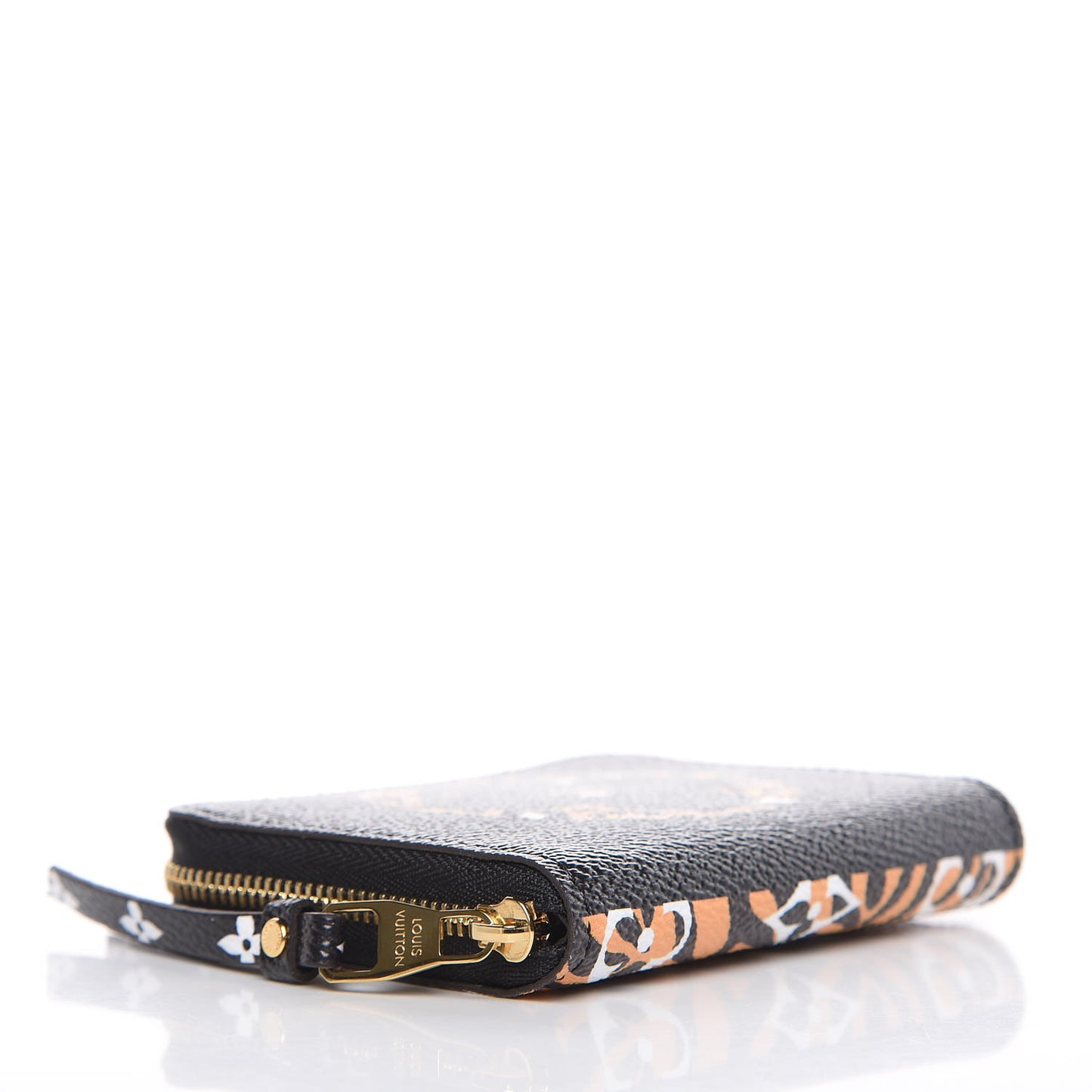Monogram Giant Jungle Zippy Coin Purse Black