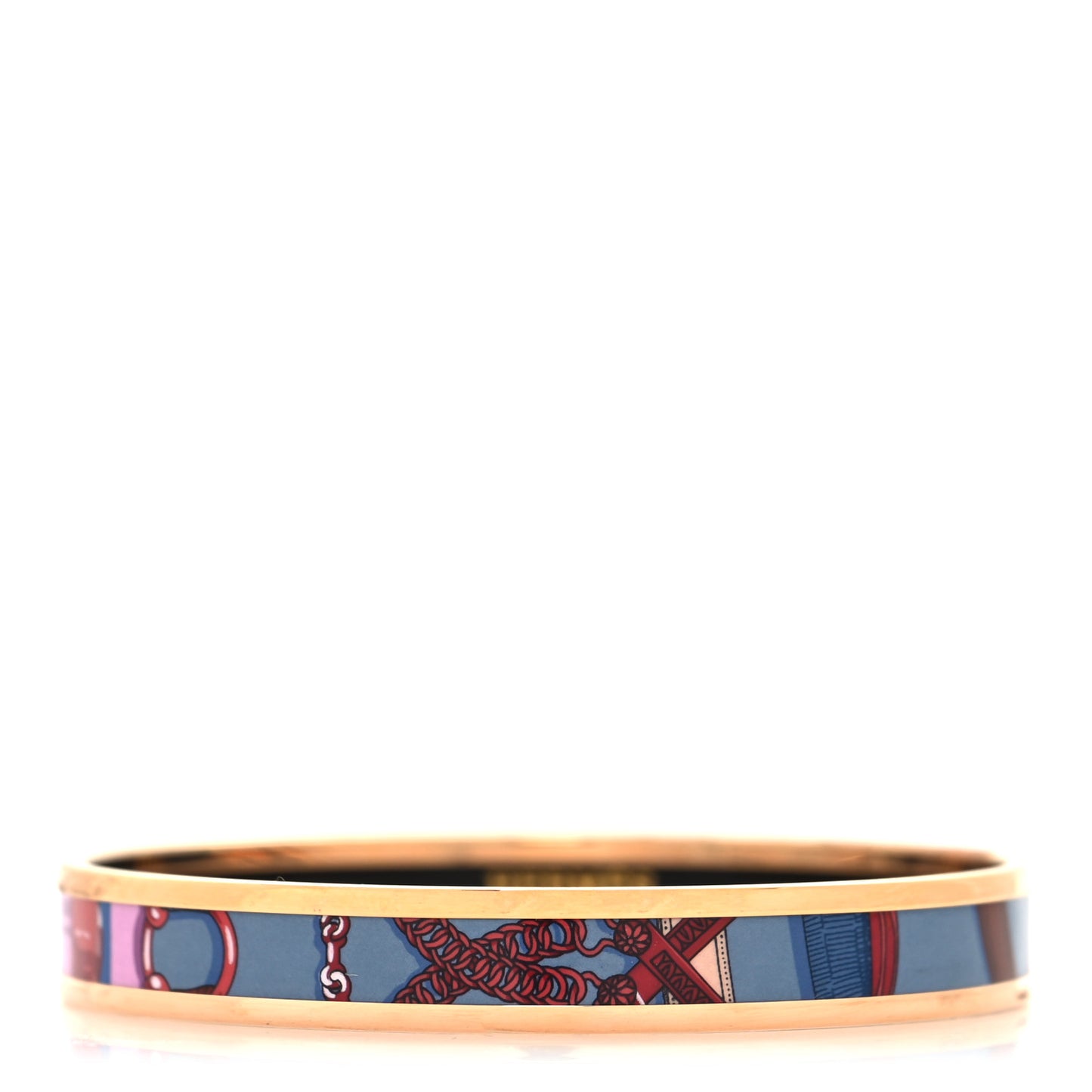 Enamel Printed Narrow Cavald'Or Bracelet 65 Surnaturel