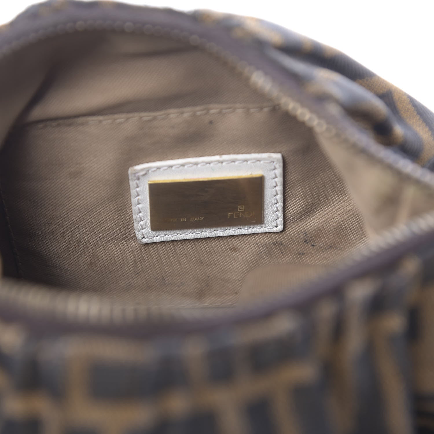 Fendi Zucca Mini Shoulder Bag Tobacco White 7 of 16