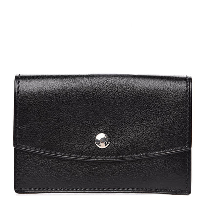 Hermes Box Envelope Card Holder Black 1 of 9