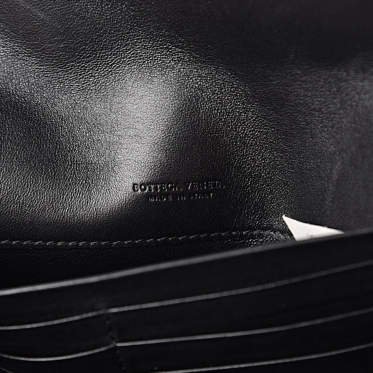 Nappa Intrecciato Continental Wallet Black