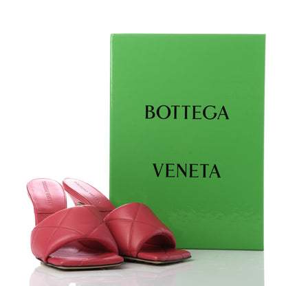 Bottega Veneta Nappa Quilted Rubber Lido Mule Sandals 38 Lollipop 9 of 9