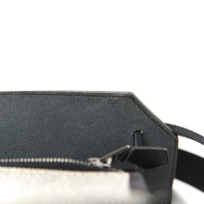 Hermes Toile H Berline Vache Hunter Herbag Zip PM 31 Black Ecru 8 of 14