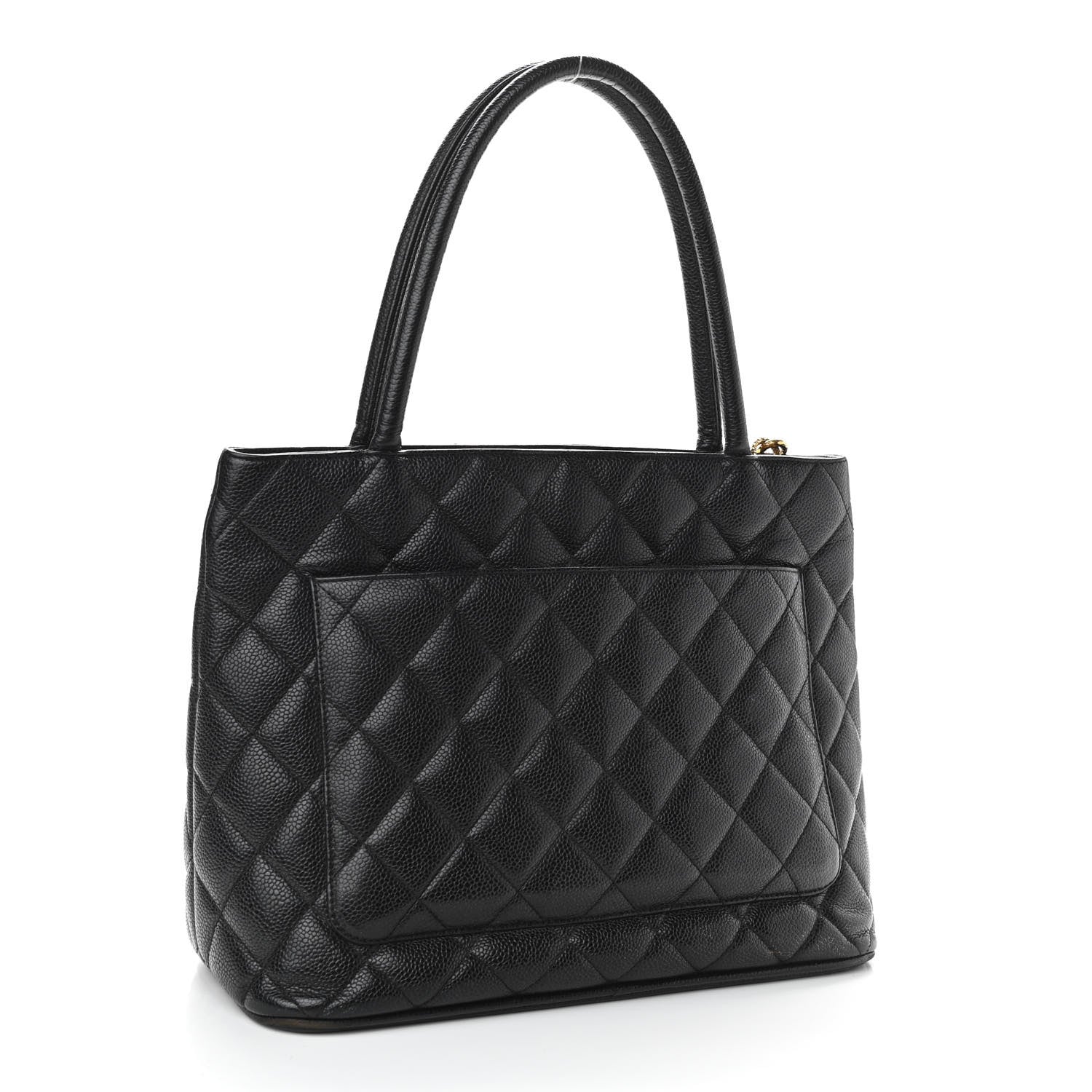 Chanel Caviar Quilted Medallion Tote Black 3 of 11