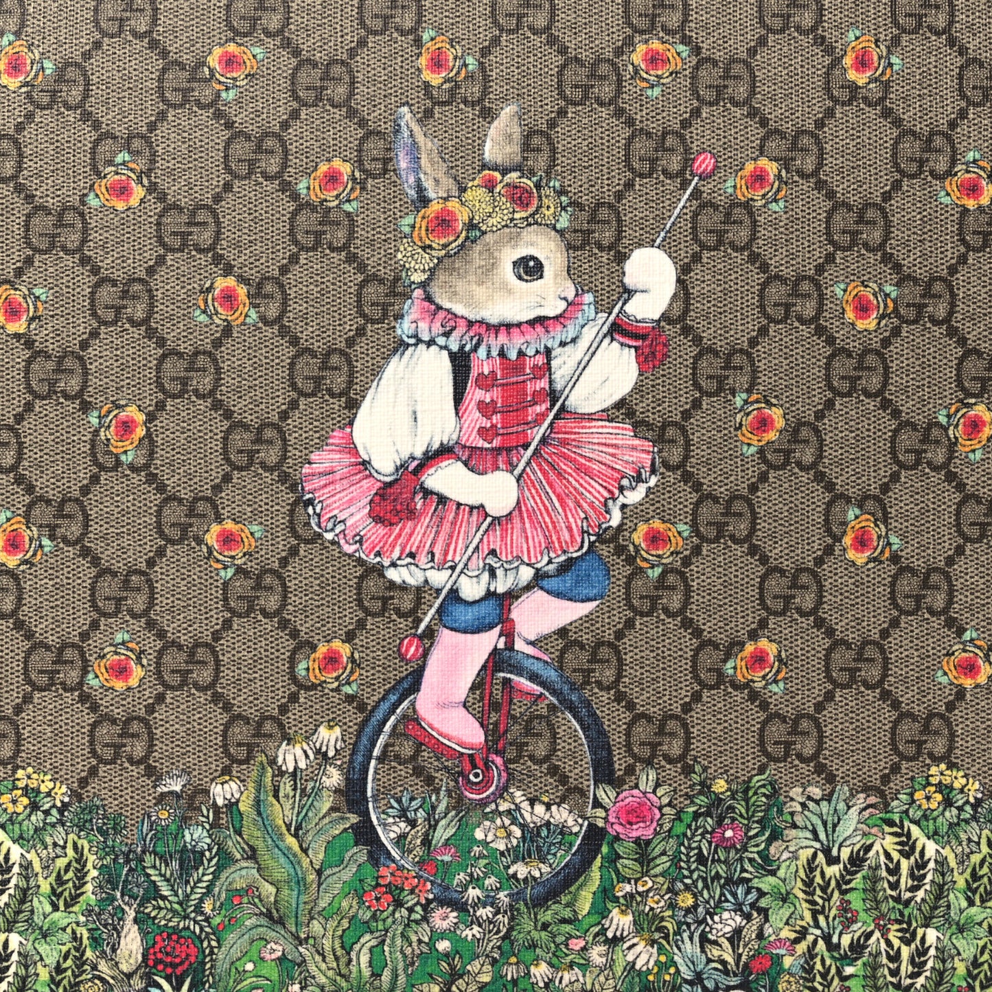 X YUKO HIGUCHI GG Supreme Monogram Childrens Tote Pink