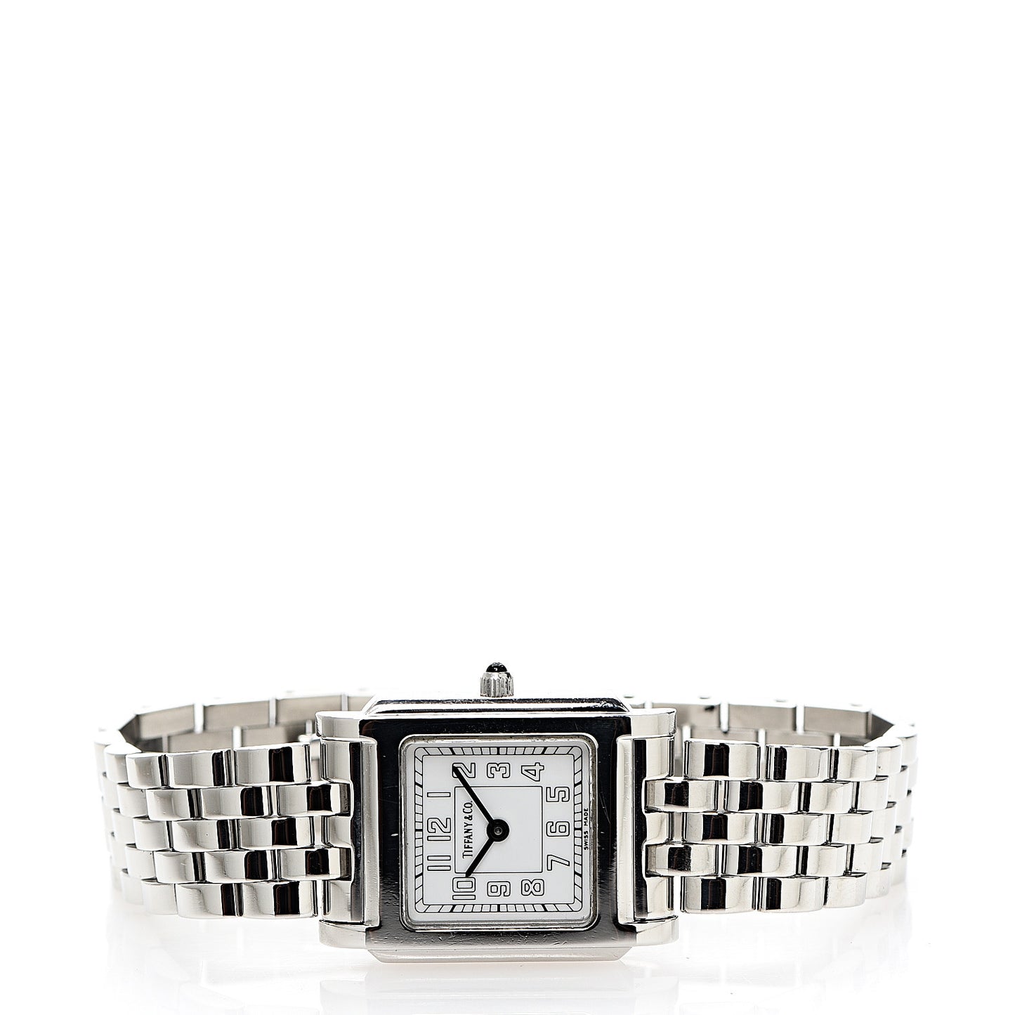 Stainless Steel 24mm Classic Square Quartz Watch