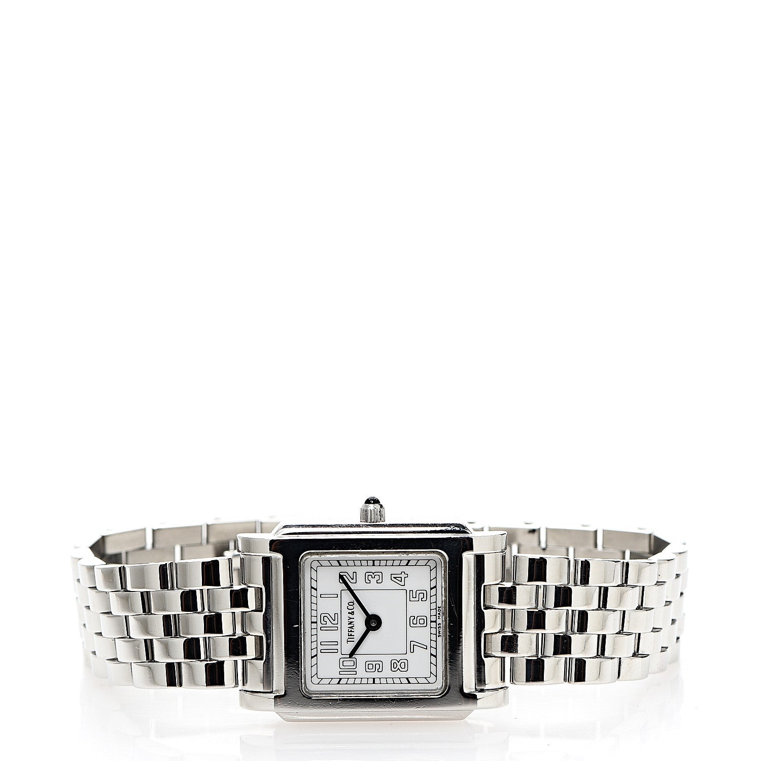 Tiffany Stainless Steel 24mm Classic Square Quartz Watch 2 of 6