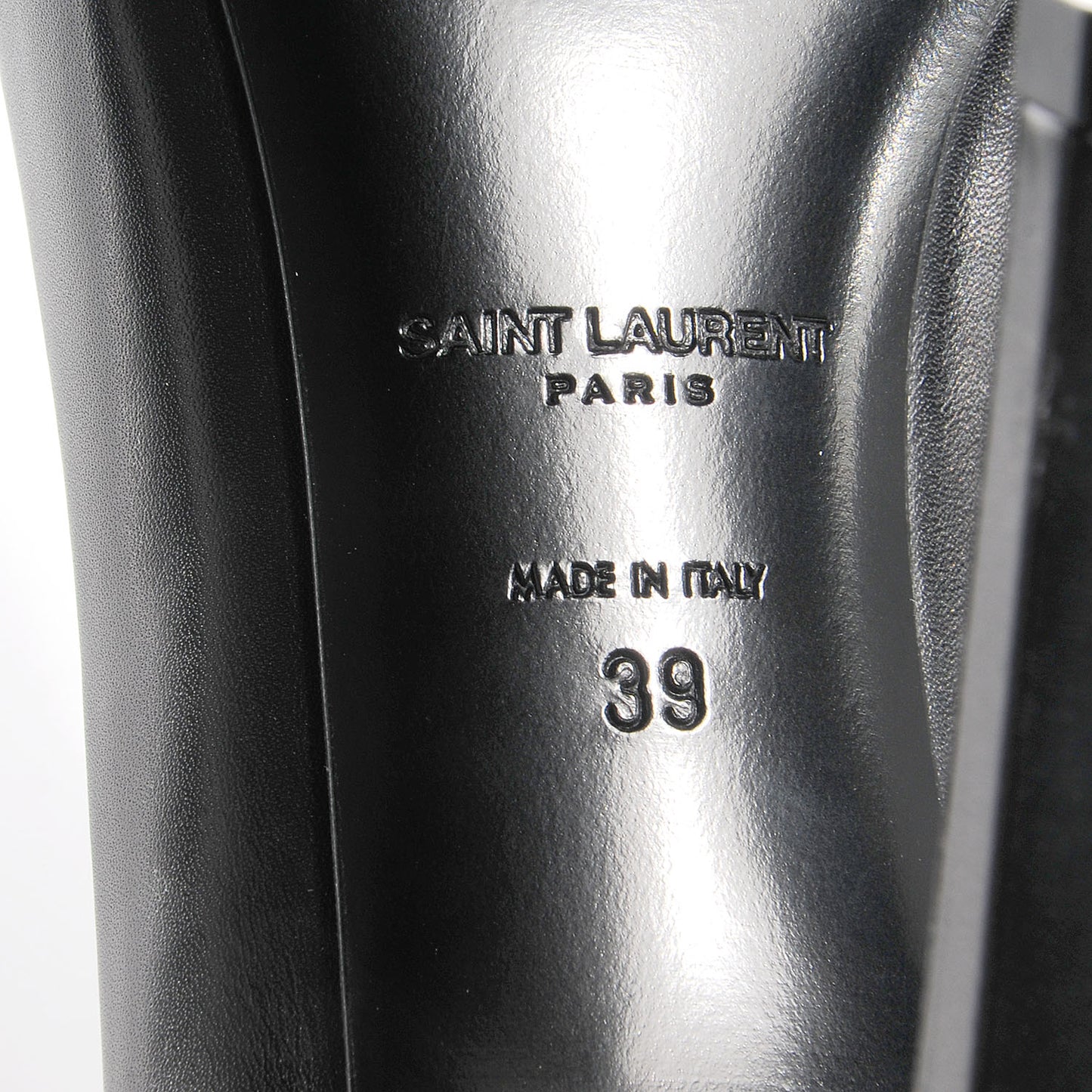 Calfskin Paris 105 Peep Toe Escarpin Pumps 39 Black