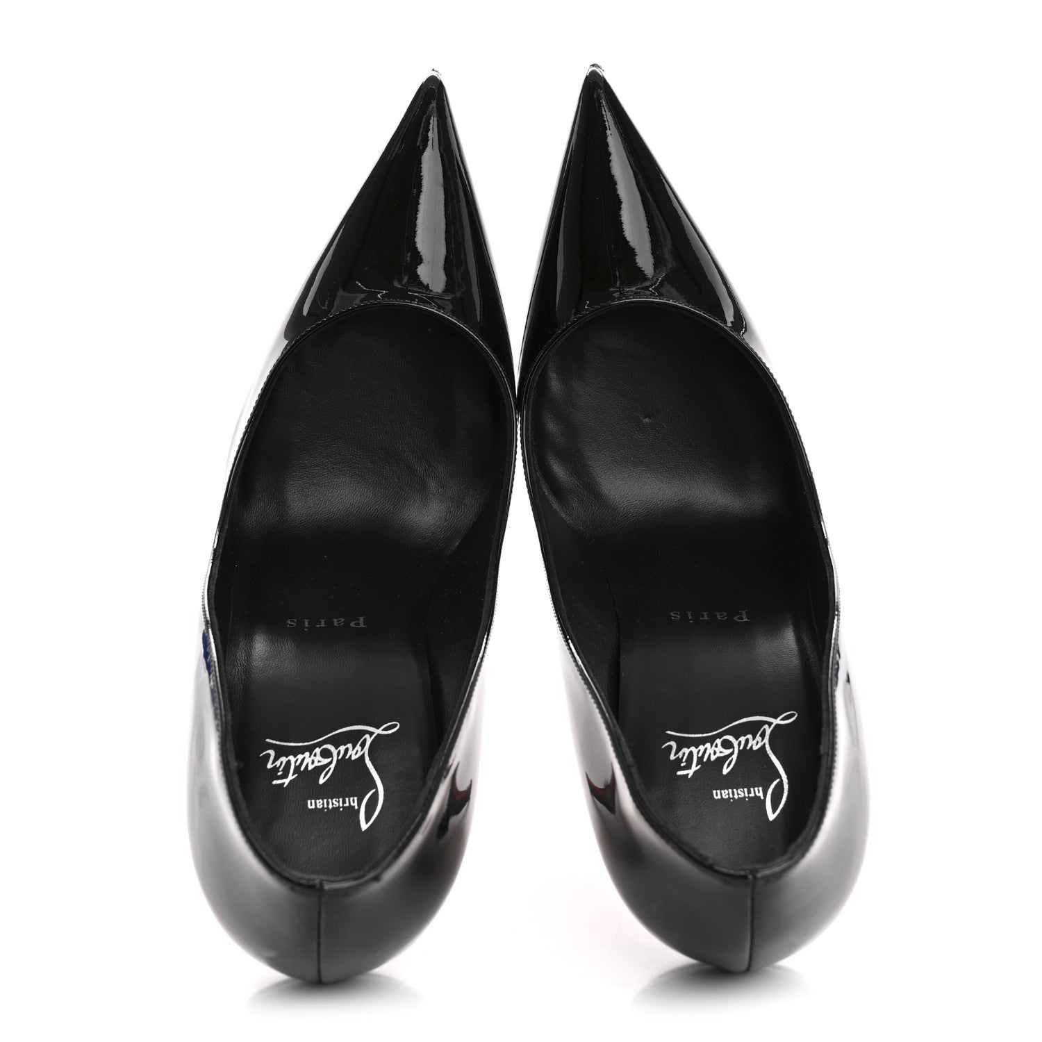 Christian Louboutin Patent Miss Z 100 Pumps 36 Black 2 of 9