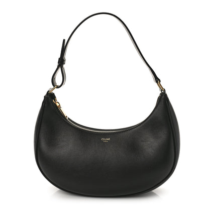Celine Smooth Calfskin Medium Strap Ava Shoulder Bag Black 1 of 7