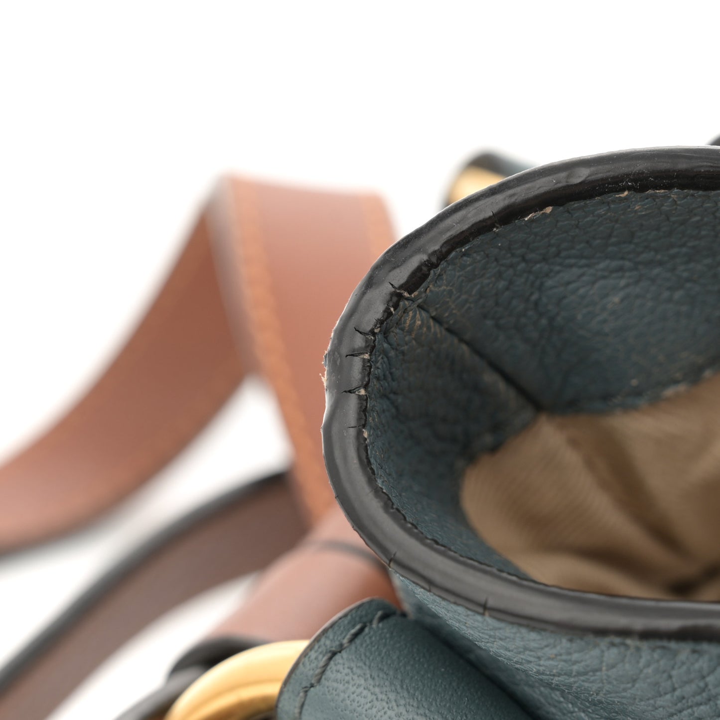 Grained Lambskin Calfskin Small Lexa Shoulder Bag Cloudy Blue