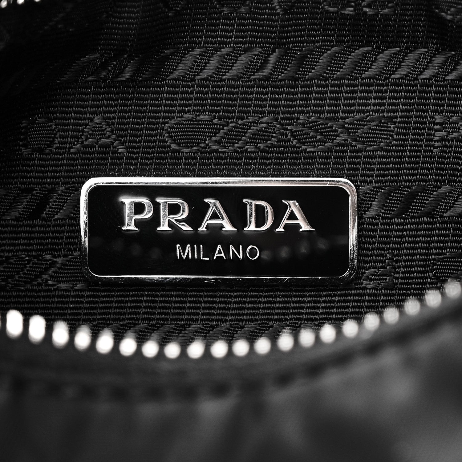 Prada Tessuto Nylon Saffiano Mini Re-Edition 2005 Bag Black 6 of 10