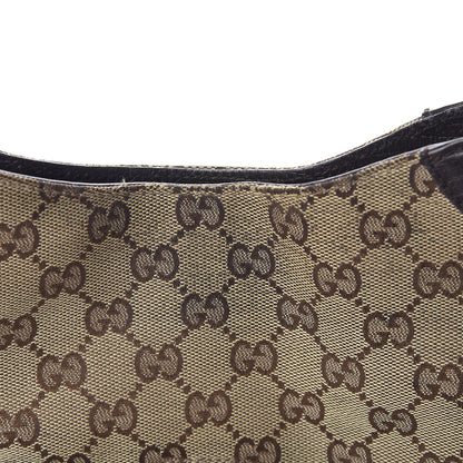Gucci Monogram Hasler Hobo Dark Brown 7 of 9