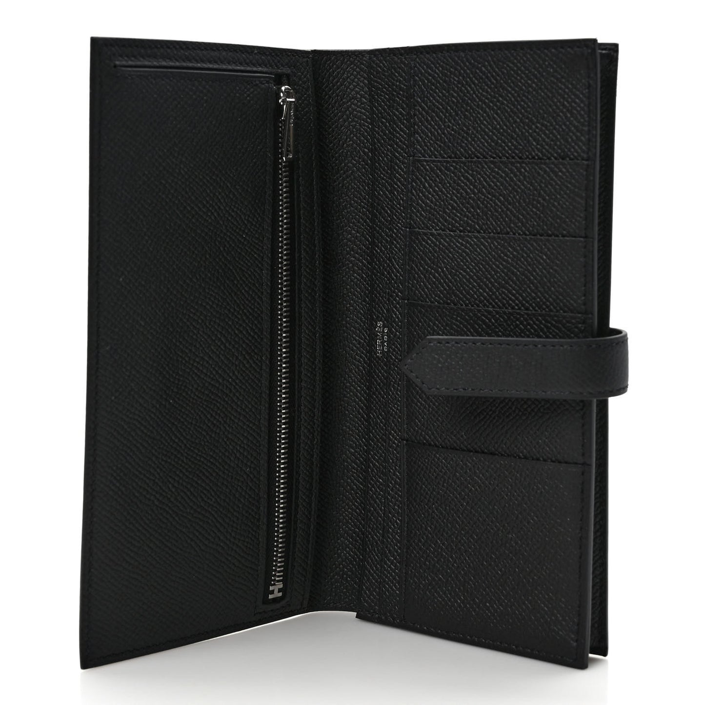 Epsom Monochrome Bearn Gusset Wallet Black