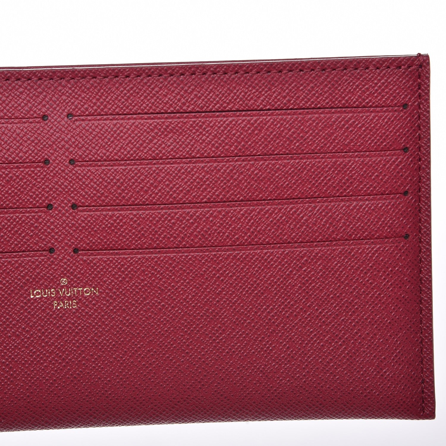 Louis Vuitton Calfskin Felicie Card Holder Insert Fuchsia 5 of 6