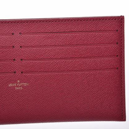 Louis Vuitton Calfskin Felicie Card Holder Insert Fuchsia 5 of 6