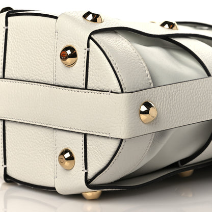 Salvatore Ferragamo Calfskin Cage Bag White 10 of 10