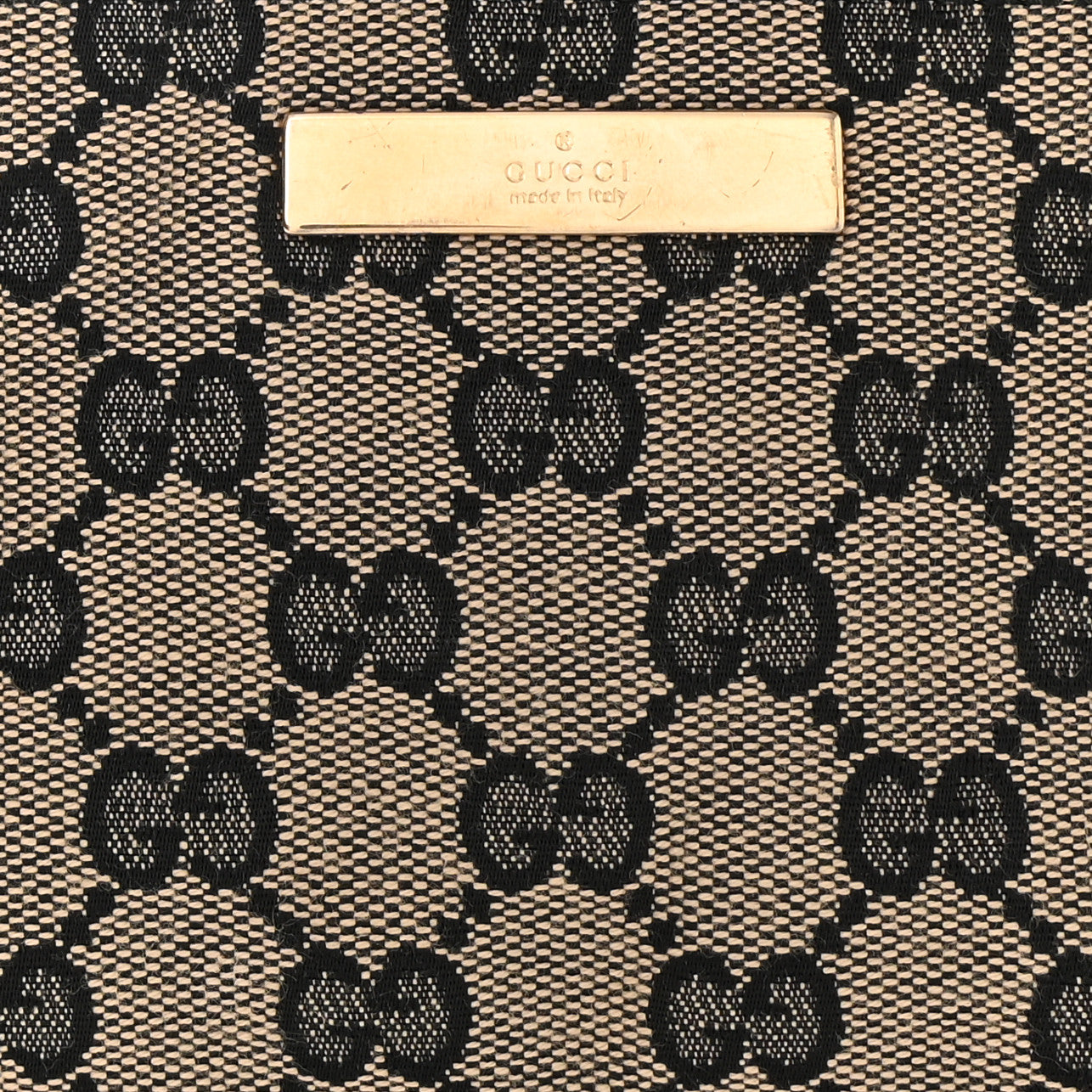 Gucci Monogram Boat Pochette Black Red 8 of 10
