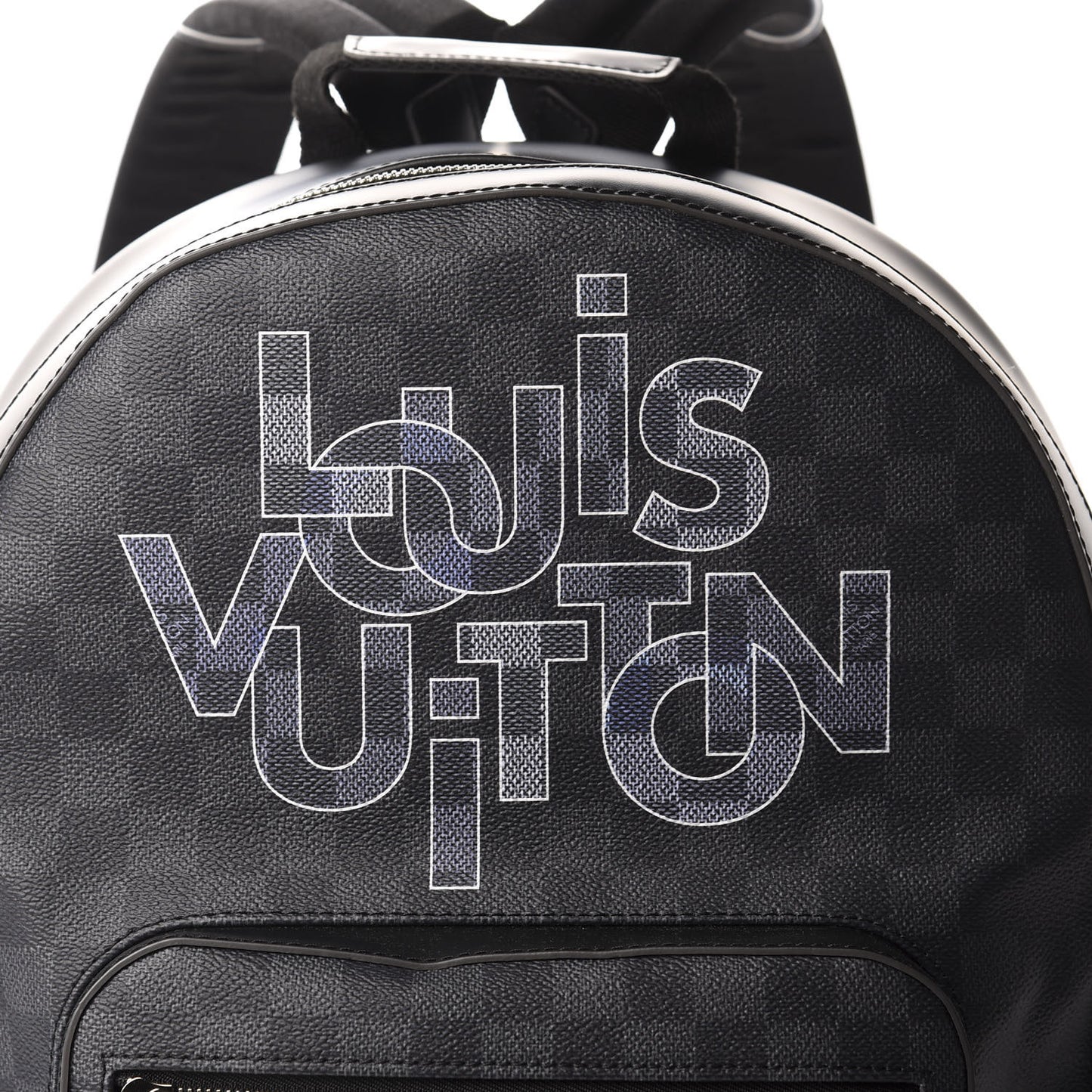 Damier Graphite Logo Josh Backpack Grey