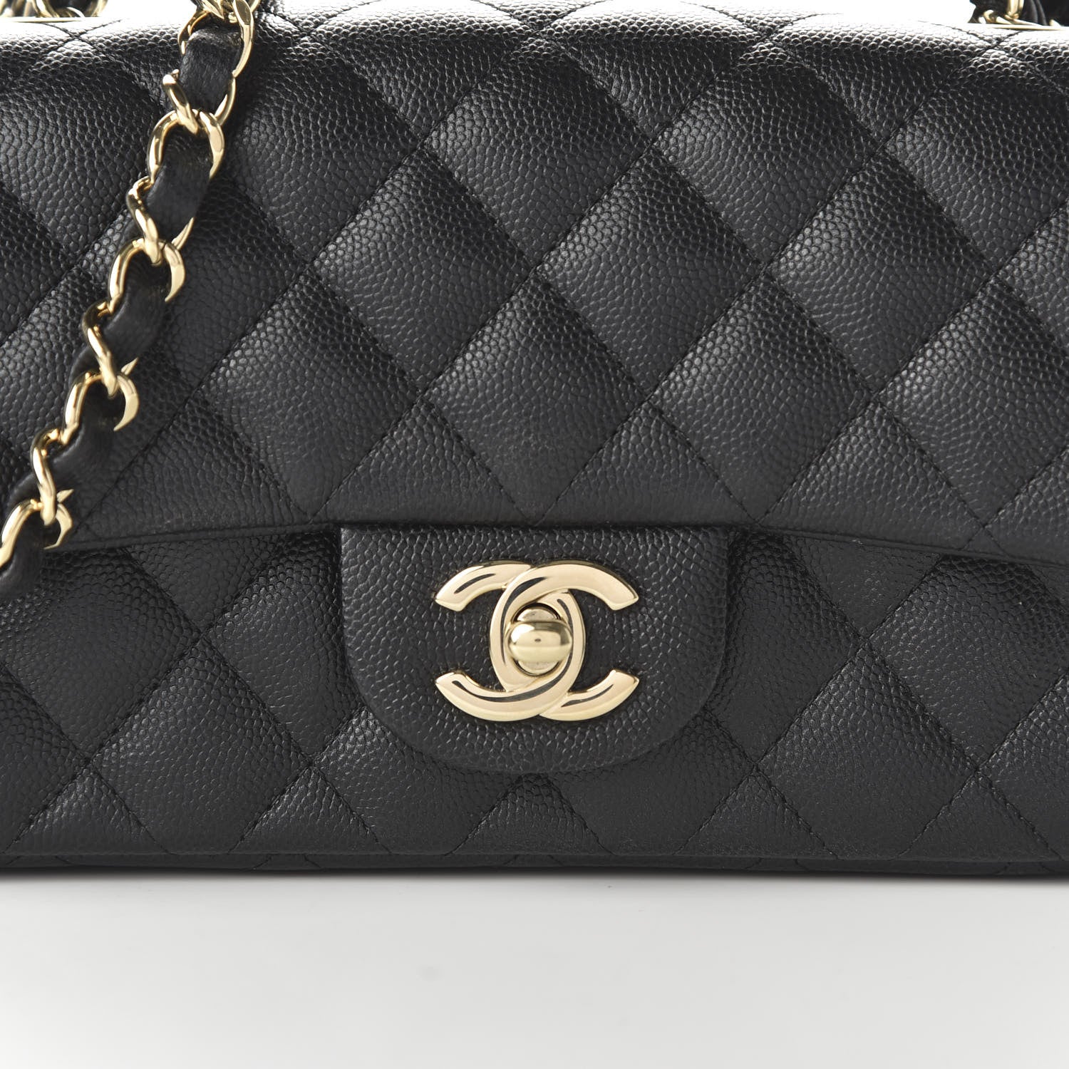 Chanel Caviar Quilted Mini Rectangular Flap Black 10 of 11