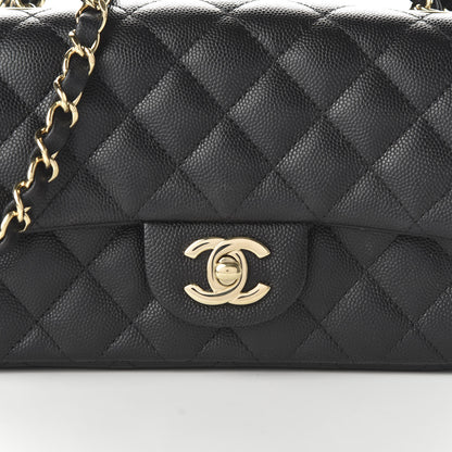 Chanel Caviar Quilted Mini Rectangular Flap Black 10 of 11