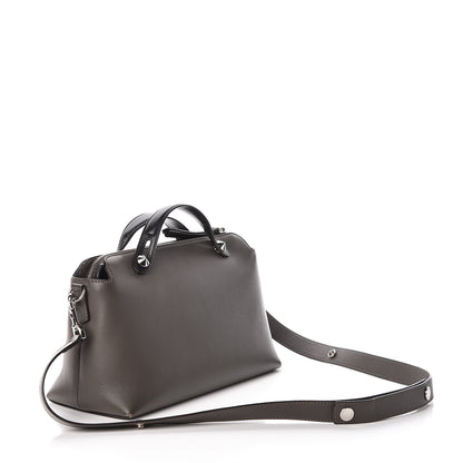 Fendi Vitello Dolce 4 Color Medium By The Way Boston Bag Carbone Grigio Polvere Multicolor 3 of 15