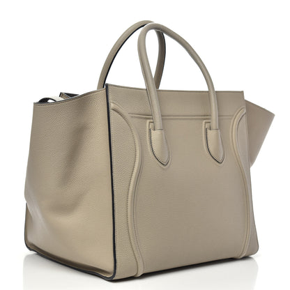Celine Baby Grained Calfskin Medium Phantom Luggage Quartz 3 of 14