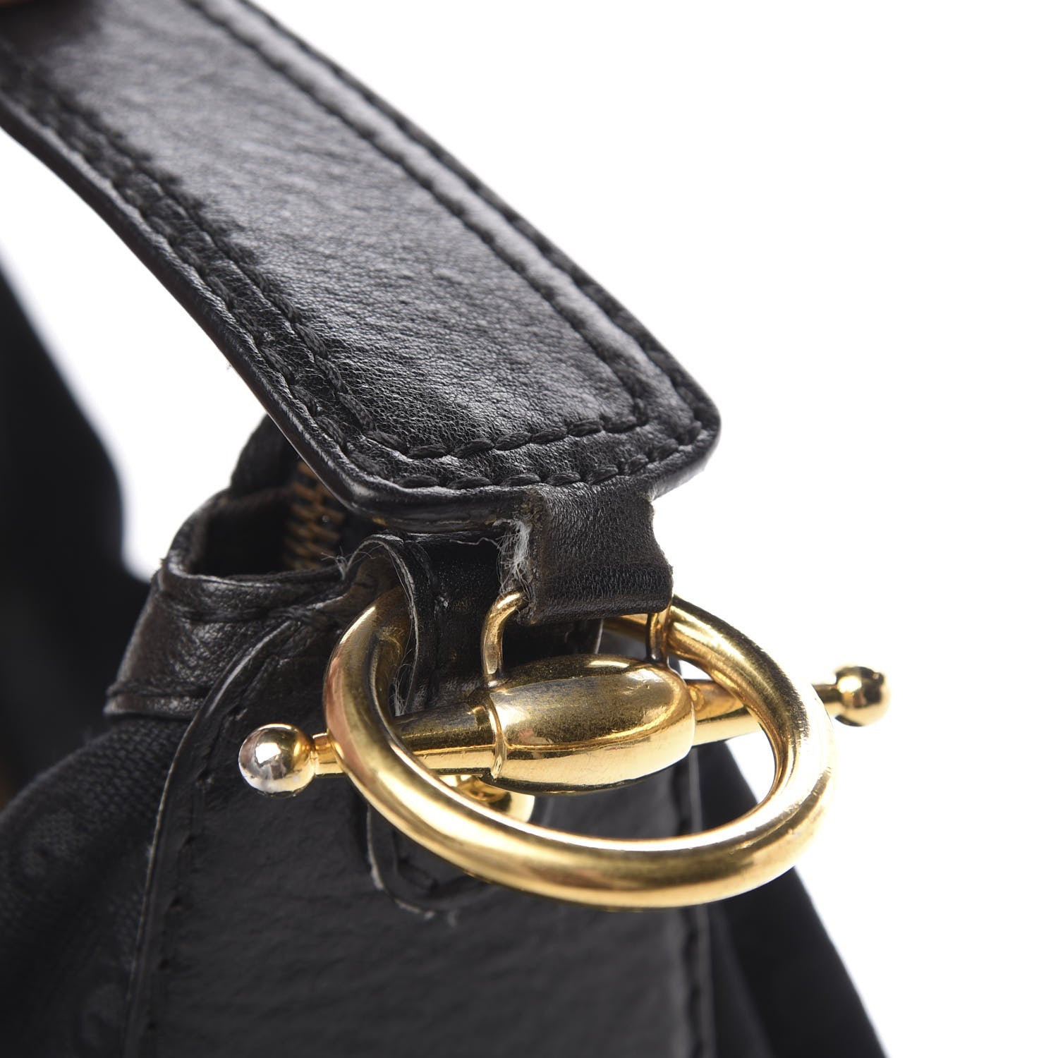 Gucci Monogram Medium Jockey Hobo Black 16 of 16