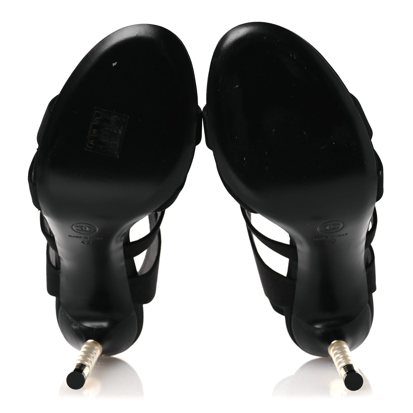 Kid Suede Pearl Sandals 42 Black