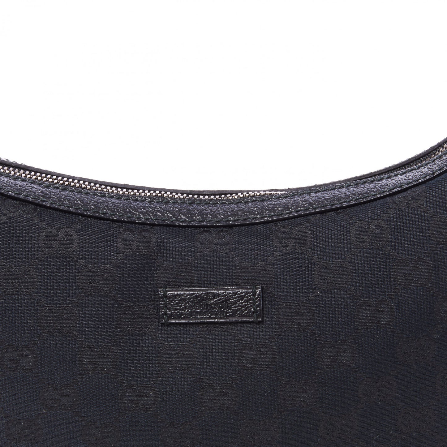 Monogram Medium Half Moon Hobo Black