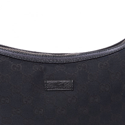 Gucci Monogram Medium Half Moon Hobo Black 8 of 8