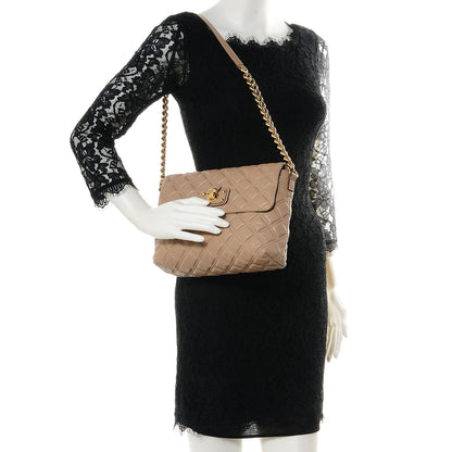 Marc Jacobs Leather Quilted The Large Single Shoulder Bag Beige 2 of 7