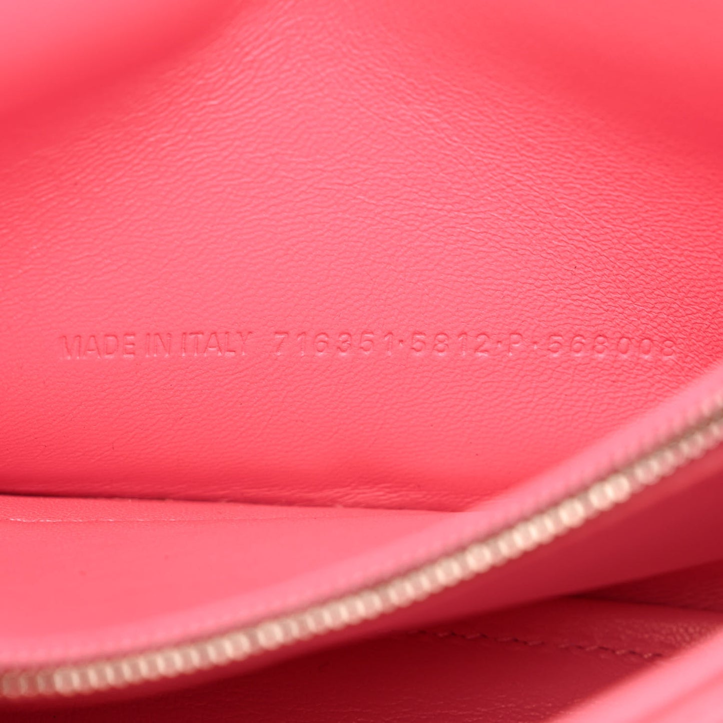 Crushed Calfskin Quilted Small Crush Chain Bag Sweet Pink