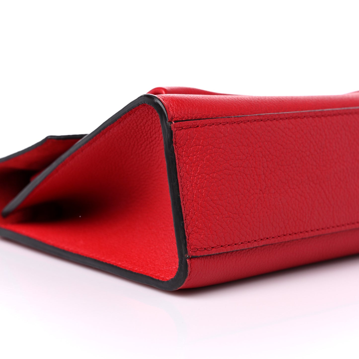 Soft Calfskin Mylockme Chain Bag BB Rubis
