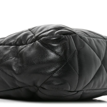 Chanel Lambskin Quilted Large Chanel 19 Shopping Tote Black 9 of 10