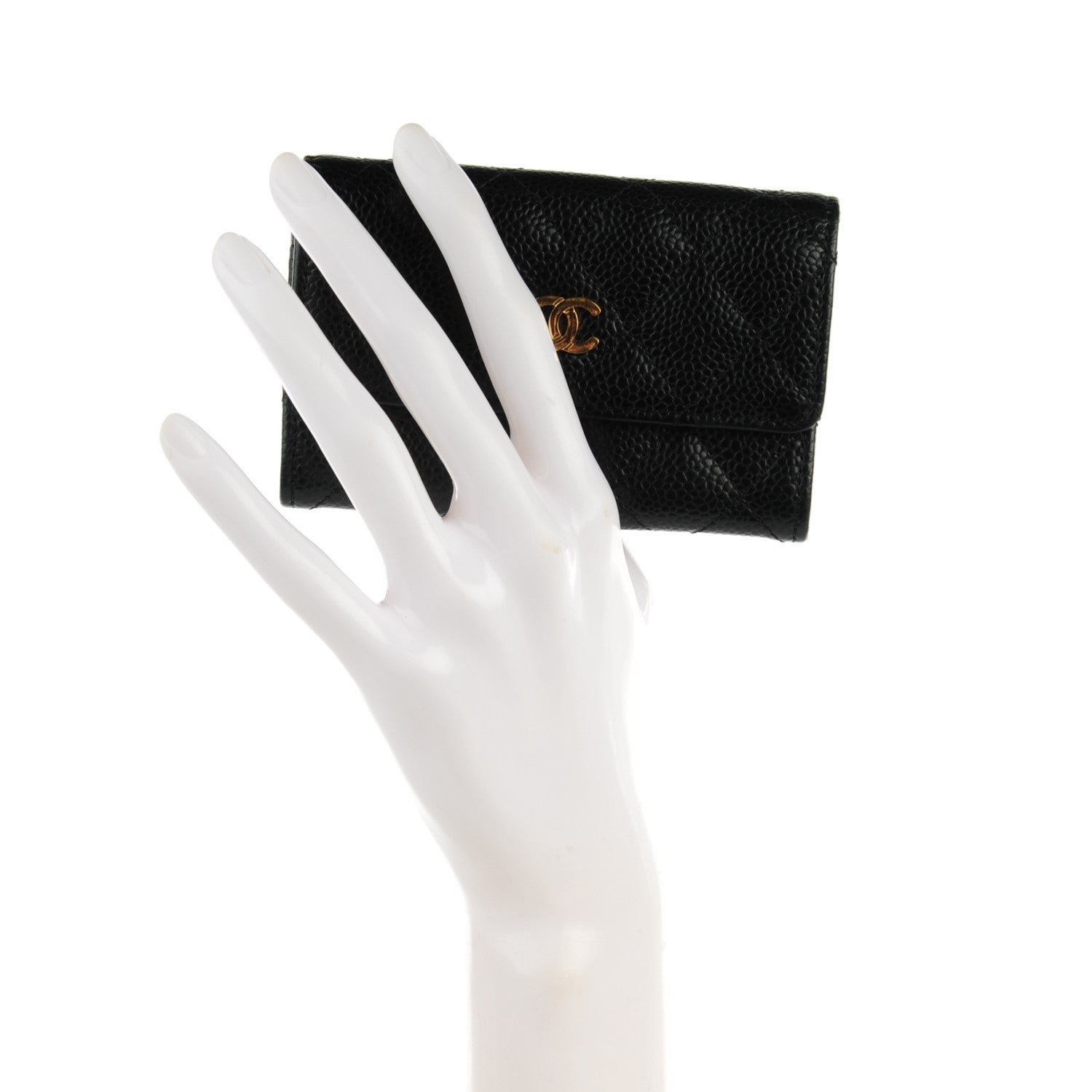 Chanel Caviar Quilted Card Holder Black 2 of 8