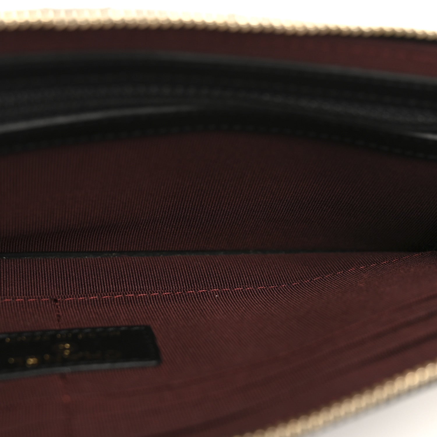 Chanel Lambskin Quilted Classic Pouch With Handle Black 5 of 7