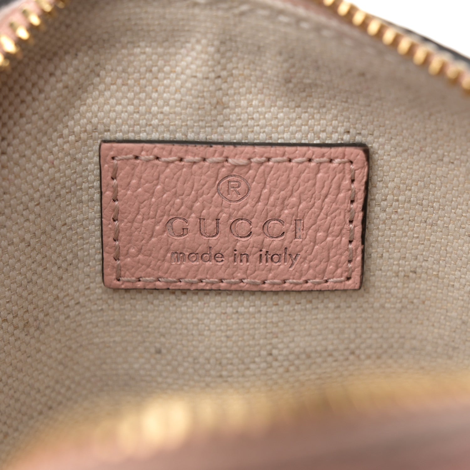 Gucci GG Supreme Monogram Textured Dollar Calfskin Web Super Mini Ophidia Top Handle Bowler Bag Rose Pink 6 of 11