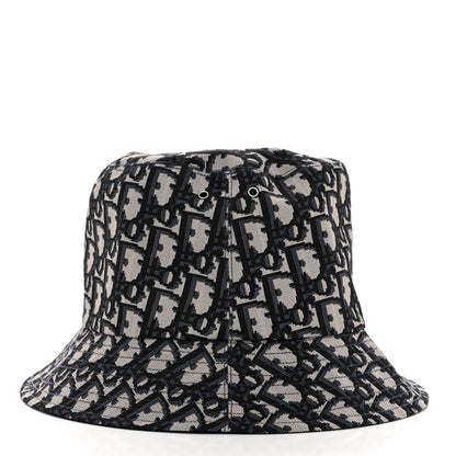 Christian Dior Oblique Reversible Teddy-D Brim Bucket Hat Blue 6 of 13