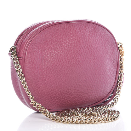 Gucci Cellarius Calfskin Mini Soho Chain Bag Peonia Flower 3 of 9