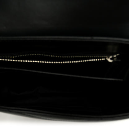 Saint Laurent Calfskin Y Quilted Monogram Toy Loulou Crossbody Bag Black 5 of 10