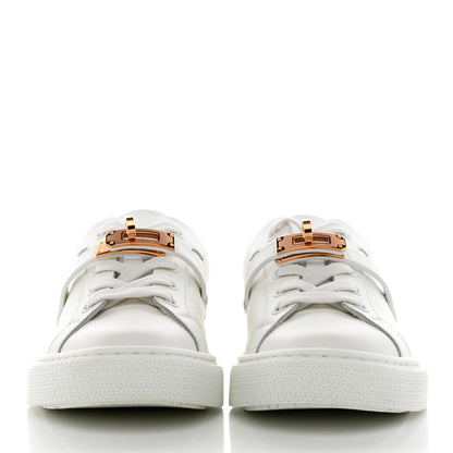 Hermes Calfskin Day Sneakers 35 White 2 of 10