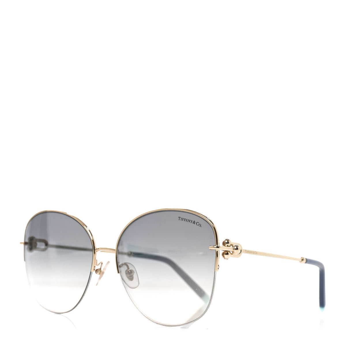 Tiffany TF3082 Round Sunglasses Gold 1 of 7
