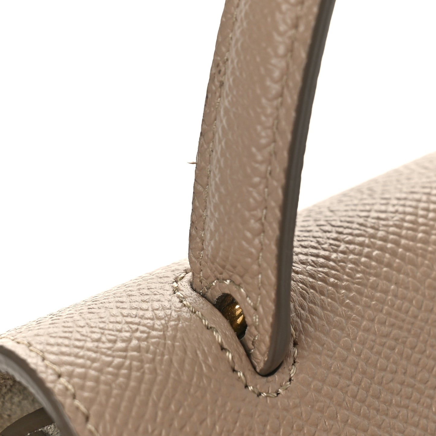 Grained Calfskin Pico Belt Bag Light Taupe