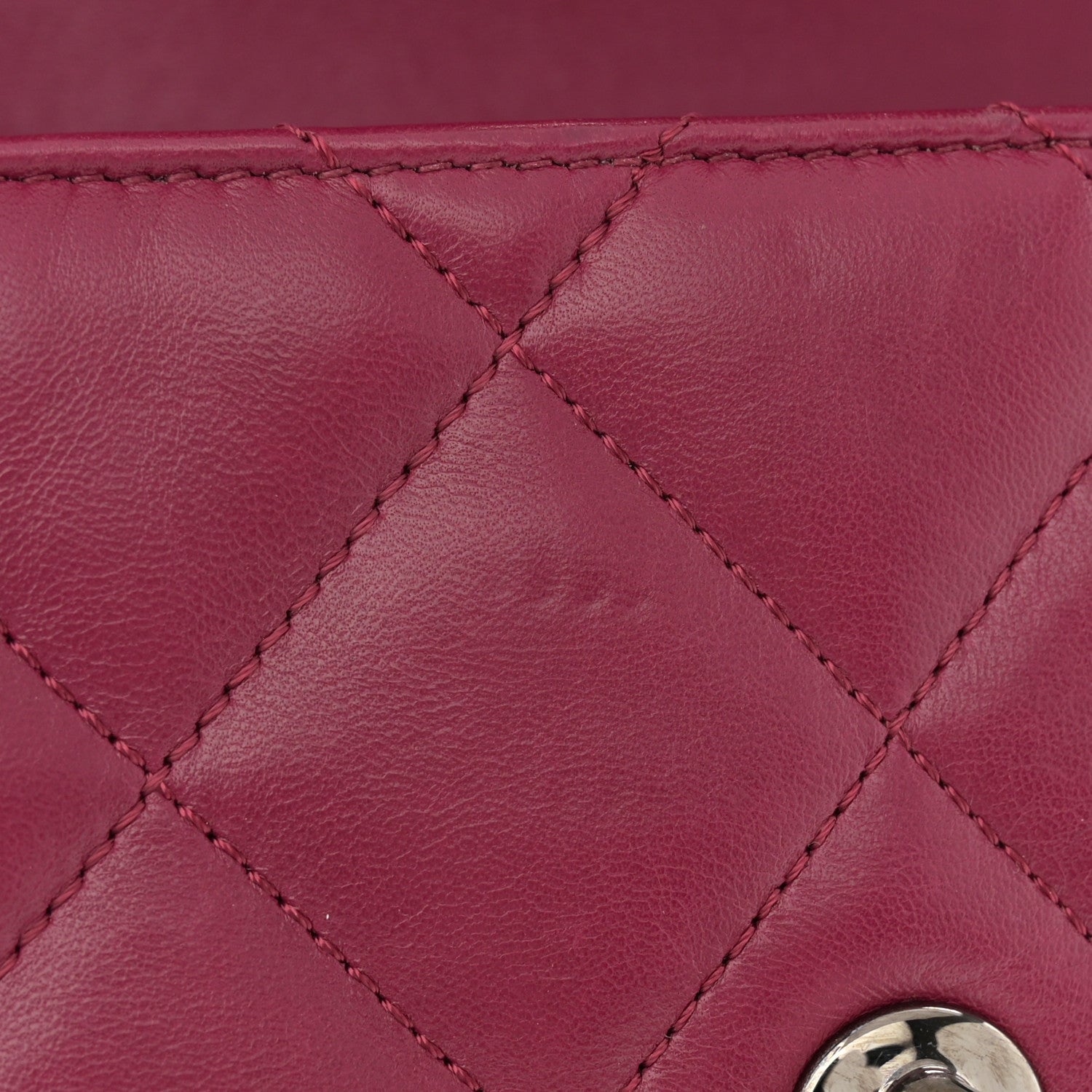 Chanel Lambskin Quilted Medium Trendy CC Flap Dual Handle Bag Dark Pink 12 of 16