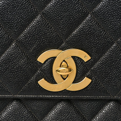 Chanel Caviar Quilted XL Single Flap Black 9 of 12
