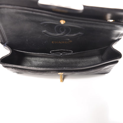 Chanel Lambskin Quilted Medium Double Flap Navy 6 of 14